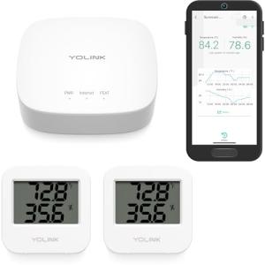 Wireless Temperature and Humidity Sensor 2 Pack