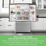 Kenmore Counter-Depth French Door Refrigerator with Ice Maker
