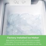 Kenmore Counter-Depth French Door Refrigerator with Ice Maker