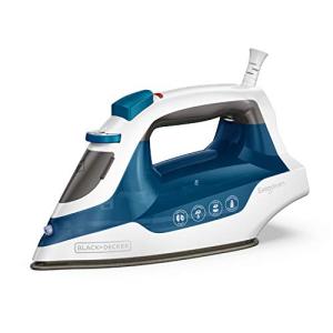 BLACK+DECKER Easy Steam Compact Iron with Non-Stick Soleplate