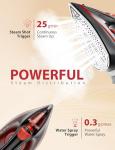 1500W Steam Iron with Non-Stick Soleplate