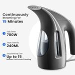 HiLIFE Portable Handheld Clothes Steamer - Black