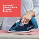 BLACK+DECKER 1200W Steam Iron with Retractable Cord