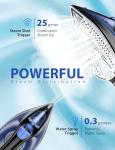 Sundu 1500W Steam Iron with Ceramic Soleplate