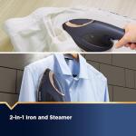 BLACK+DECKER 2-in-1 Iron and Steamer with Steam Control