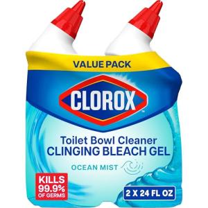 Clorox Clinging Bleach Gel Toilet Bowl Cleaner, 2-Pack