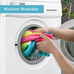 HOMEXCEL 12-Pack Colorful Microfiber Cleaning Cloths