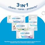 WaterWipes Original Baby Wipes, 240 Count (4 Packs), 99.9% Water-Based Wipes, Unscented, For Sensitive Skin, Packaging May Vary