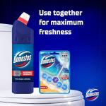Domestos Original Thick Bleach disinfectant that eliminates 99.99% of bacteria and viruses* unstoppable strength 9x 750 ml