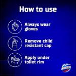 Domestos Original Thick Bleach disinfectant that eliminates 99.99% of bacteria and viruses* unstoppable strength 9x 750 ml