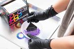 FRAMAR Black Nitrile Gloves Medium – Disposable Gloves Medium, Black Gloves Disposable, Non Latex Gloves, Latex Free Gloves – 100 Pack