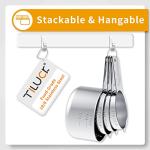 TILUCK Stainless Steel Measuring Cups & Spoons Set, Cups and Spoons,Kitchen Gadgets for Cooking & Baking (10)