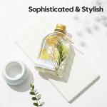 Razborci 2PCS Water Absorbing Stone Drying Tray Mat For Bathroom Sink & Kitchen Counter Faucet Organizer Decor, Quick Dry Dish Soap Dispenser Sponge Holder, Vanity Sink Caddy Bar Coaster,White-8"*3.8"