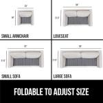GORILLA GRIP Heavy Duty Couch Cushion Support Board to Fix Sagging Sofas, 21.5 x 70 Sofa, Thick Plywood Boards Add Strong Seat Supports, Stays in Place, Replacement Stuffing Under Couches, Gray