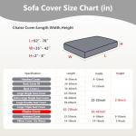 Yoovat Magic Sofa Covers Magic Sofa Couch Covers 2024 New Wear-Resistant Universal Sofa Cover Stretch for Sectional Slipcovers (Texture-Light Gray,Chaise Cover)