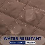 PureFit Reversible Quilted Sofa Cover, Water Resistant Slipcover Furniture Protector, Washable Couch Cover with Non Slip Foam and Elastic Straps for Kids, Dogs, Pets (Large, Brown/Beige)