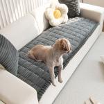 Gumfolk Non Slip Fuzzy Pet Couch Covers for Sofa, Washable Couch Cushion Covers for Large Dogs