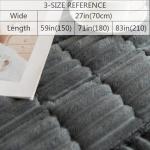 Gumfolk Non Slip Fuzzy Pet Couch Covers for Sofa, Washable Couch Cushion Covers for Large Dogs