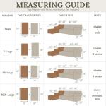 HOMERILLA Sectional Couch Covers 2 Pieces L Shaped Sofa Cover for Sectional Couch L Shape Washable Blanket Furniture Protector for Pets Dogs (Dark Grey, X-Large)