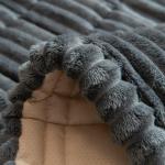 Gumfolk Non Slip Fuzzy Pet Couch Covers for Sofa, Washable Couch Cushion Covers for Large Dogs