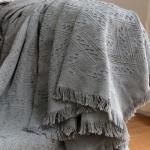 HOMERILLA Sectional Couch Covers 2 Pieces L Shaped Sofa Cover for Sectional Couch L Shape Washable Blanket Furniture Protector for Pets Dogs (Dark Grey, X-Large)