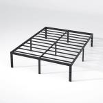 Queen Size Metal Bed Frame with Storage Space