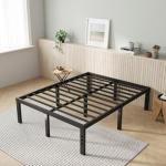 Queen Metal Bed Frame with Under-Bed Storage