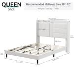 YITAHOME Queen Upholstered Bed Frame with Storage