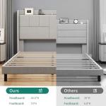 YITAHOME Queen Upholstered Bed Frame with Storage