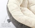 Cozy Round Pet Bed for Cats and Dogs