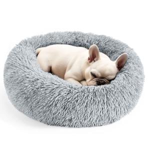 Cozy Round Donut Pet Bed for Small Dogs and Cats