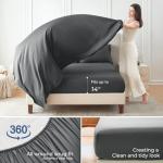 Sasttie 7-Piece Queen Grey Bedding Set