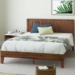 ZINUS Vivek Deluxe Queen Wood Bed Frame