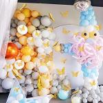 3D Gold Butterfly Wall Decor - 48 Pieces