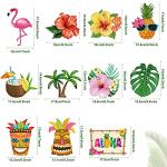 Outus 30-Piece Tropical Luau Party Decor Set