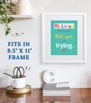 12-Piece Growth Mindset Positive Quote Poster Set