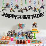 42-Piece Dirt Bike Party Decorations Kit