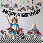 42-Piece Dirt Bike Party Decorations Kit