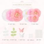 Chrysanth Flower Tissue Paper Set for Events