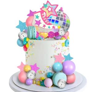 Disco Roller Skate Cake Topper for Hip Hop Parties