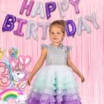 Pastel Pink Foil Fringe Streamers for Parties