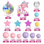 Disco Roller Skate Cake Topper for Hip Hop Parties