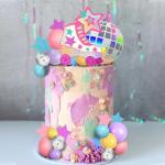 Disco Roller Skate Cake Topper for Hip Hop Parties