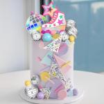 Disco Roller Skate Cake Topper for Hip Hop Parties