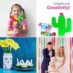 Rainbow Crepe Paper Streamers - 8 Rolls