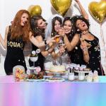 Childom 3 Pack Iridescent Disposable Tablecloths