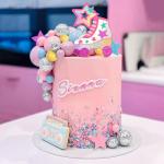 Disco Roller Skate Cake Topper for Hip Hop Parties