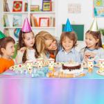 Childom 3 Pack Iridescent Disposable Tablecloths