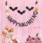 Pastel Pink Foil Fringe Streamers for Parties