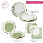 Sage Green Eucalyptus Party Supplies for 16 Guests